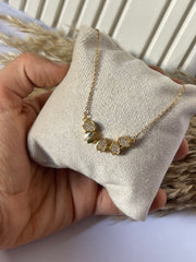 Butterfly Necklace with Sparkling Crystals