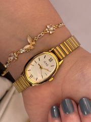 Shein dots with butterfly bracelet