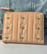 Flower wallet in pink