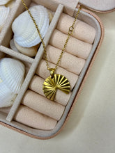 Radiant Fan Pendant Necklace