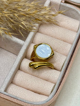 Iridescent Oval Adjustable Ring (2)