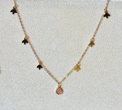 Lily necklace in kashmer