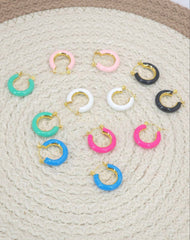 Colorful Hoop Earrings