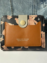 Wallet bear in brown