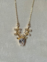 Deer necklace