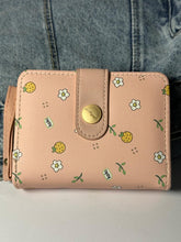 Pink wallet with flowers