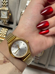 Ieke round watch gold