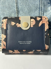 Wallet bear in darck blue
