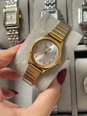 Ieke round watch gold