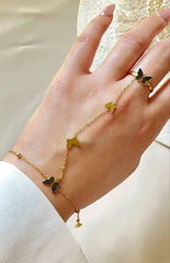 Hand chain with ring