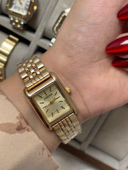 Cartieer square all gold watch