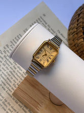Cartier Rectangle mix in gold