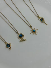 Lotus Gallery Blue Rapunzel Necklace
