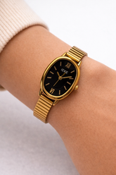 Ieke oval in black