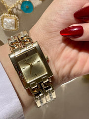 Velora Golden Frame Watch