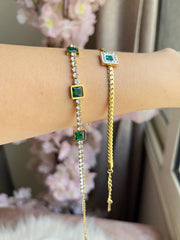 Diamond With Green