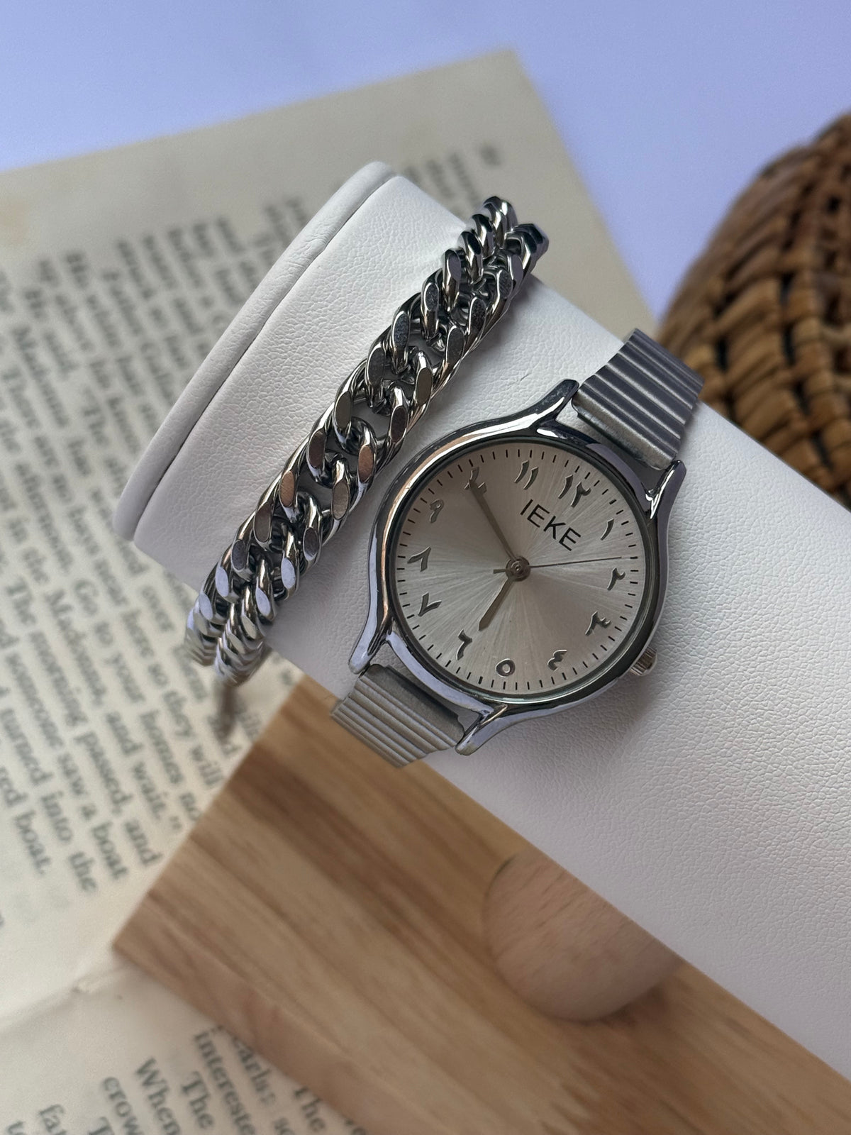 Ieke bundel in silver