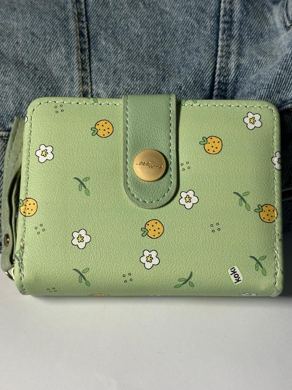 Green wallet flowers