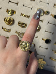 Vintage Coin Adjustable Ring