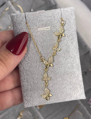 Butterfly Drop Necklace