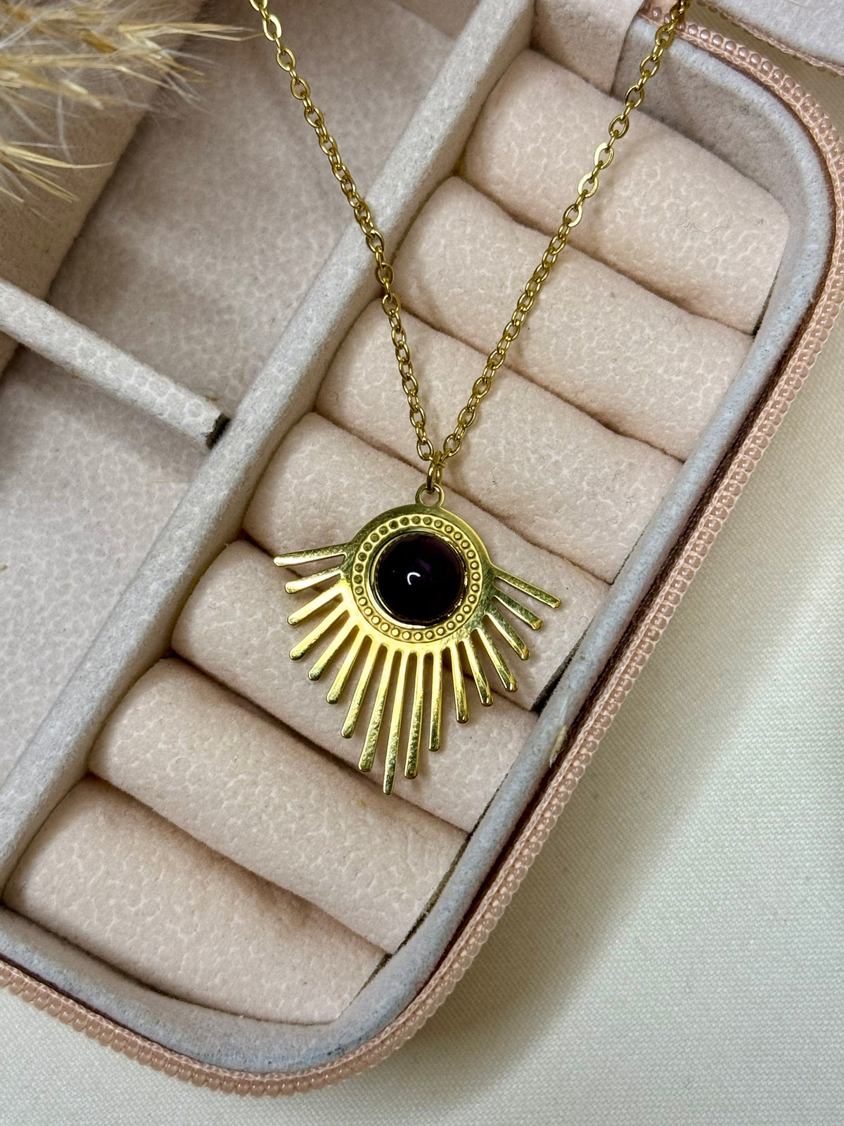 Sunburst Pendant Necklace
