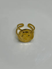 Vintage Coin Adjustable Ring