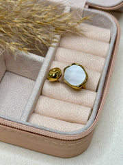 Iridescent Oval Adjustable Ring (3)