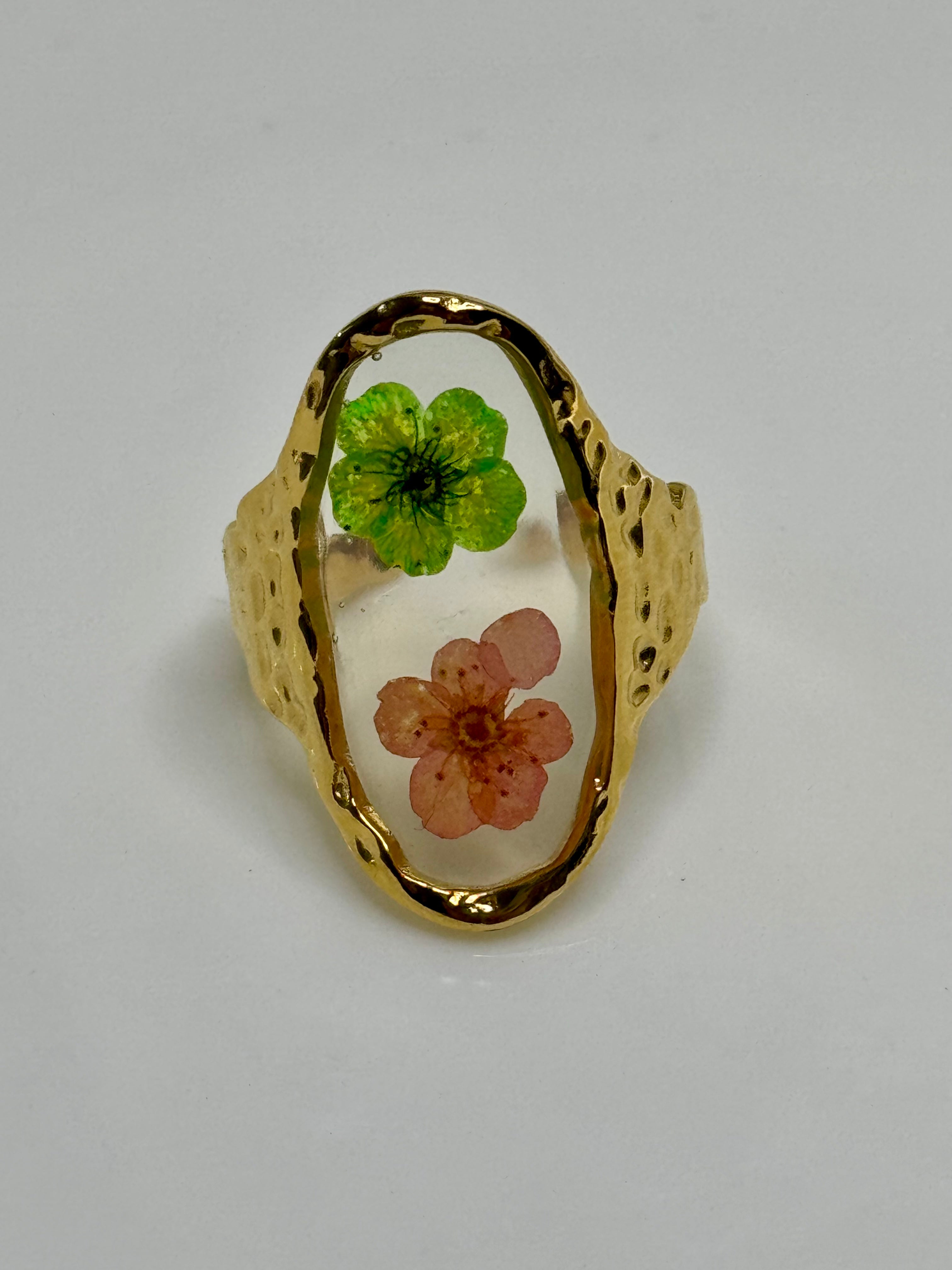 Wildflower Heart Ring