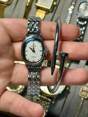 Shein silver with cartier bangle