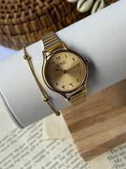 Ieke numeric in gold bracelet