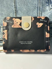 Wallet bear in black