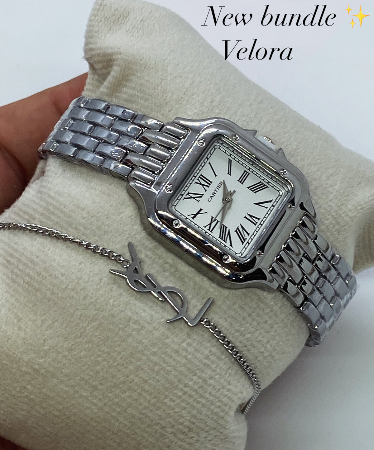 Cartier with Ysl bracelet bundle