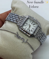 Cartier with Ysl bracelet bundle