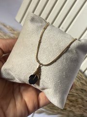 Leather necklace