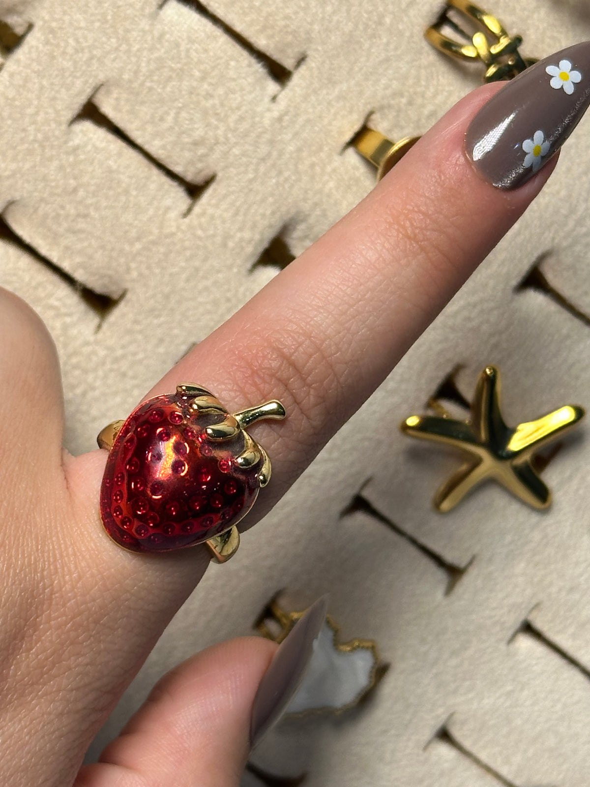 Berry blush ring