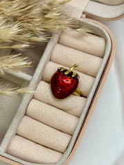 Berry blush ring