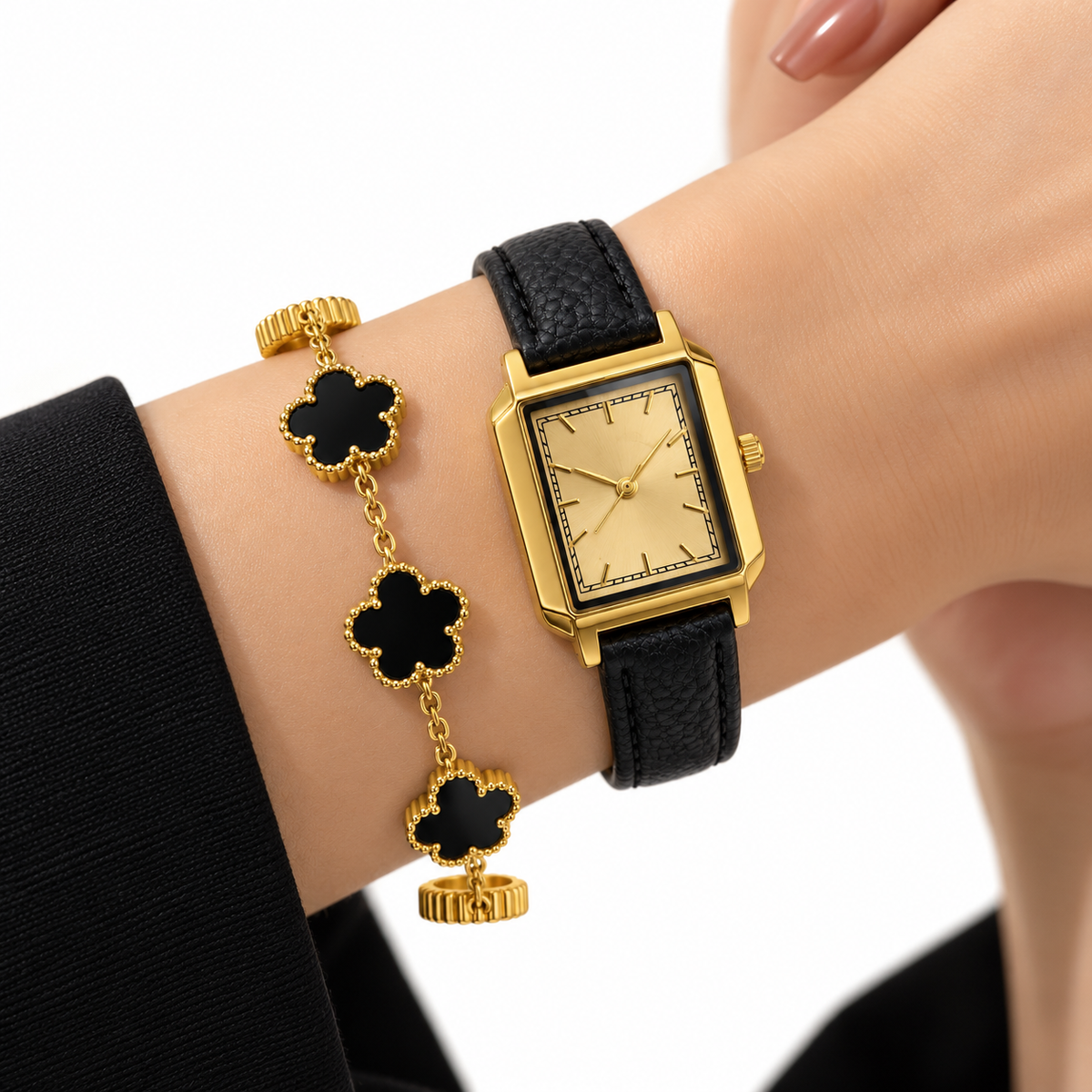 Black Clover Watch &amp; Bracelet Set