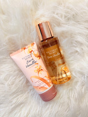 Bare vanilla Victoria secret set body cream & body splash