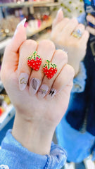 Strawberry Sparkle Earrings