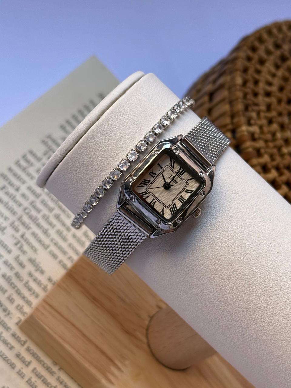 Doir with tennies bracelet silver