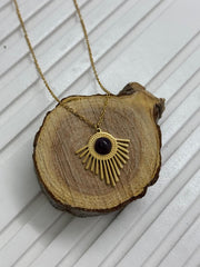 Sunburst Pendant Necklace