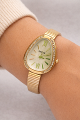 Shein teardrop Diamond gold