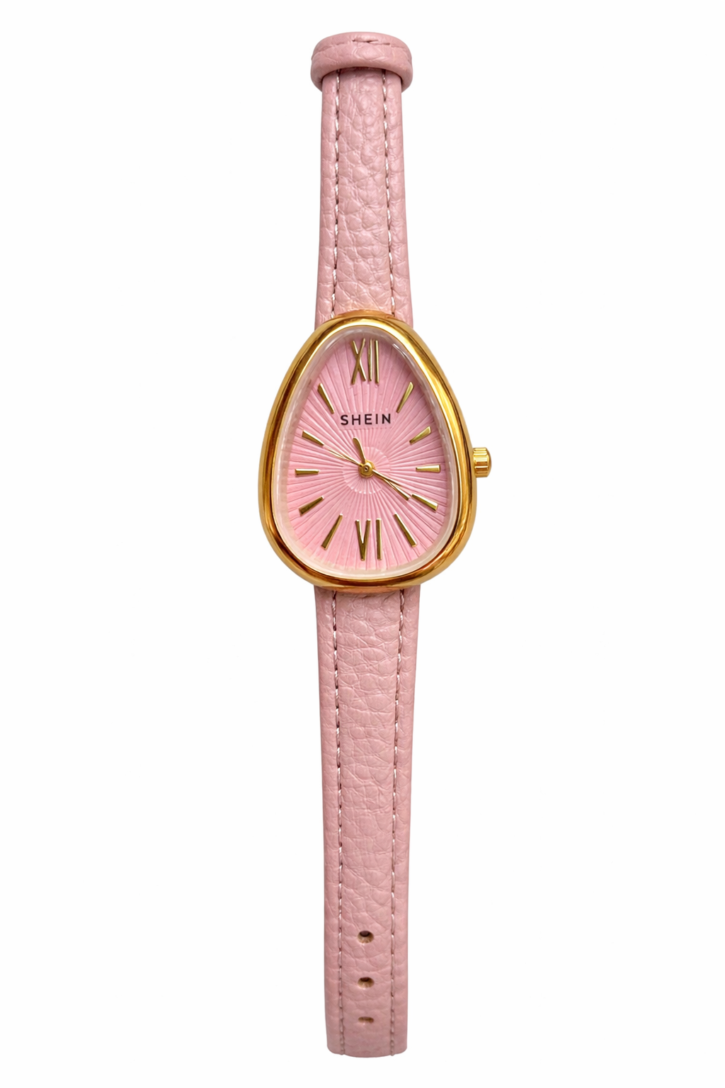 Teardrop watch in pink