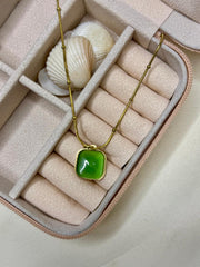 Green pearl Necklace