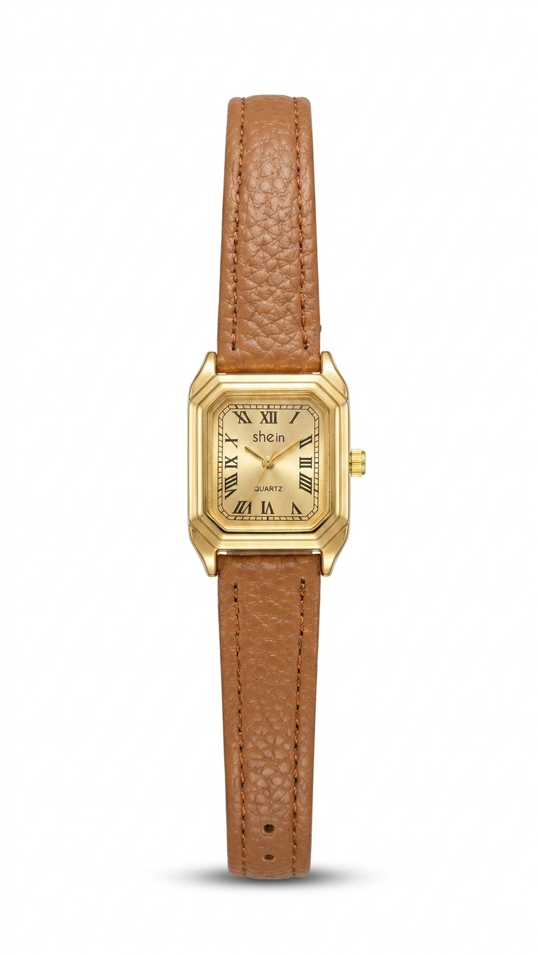 Shein leather havan in gold