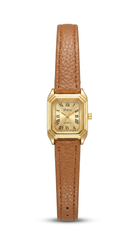 Shein leather havan in gold