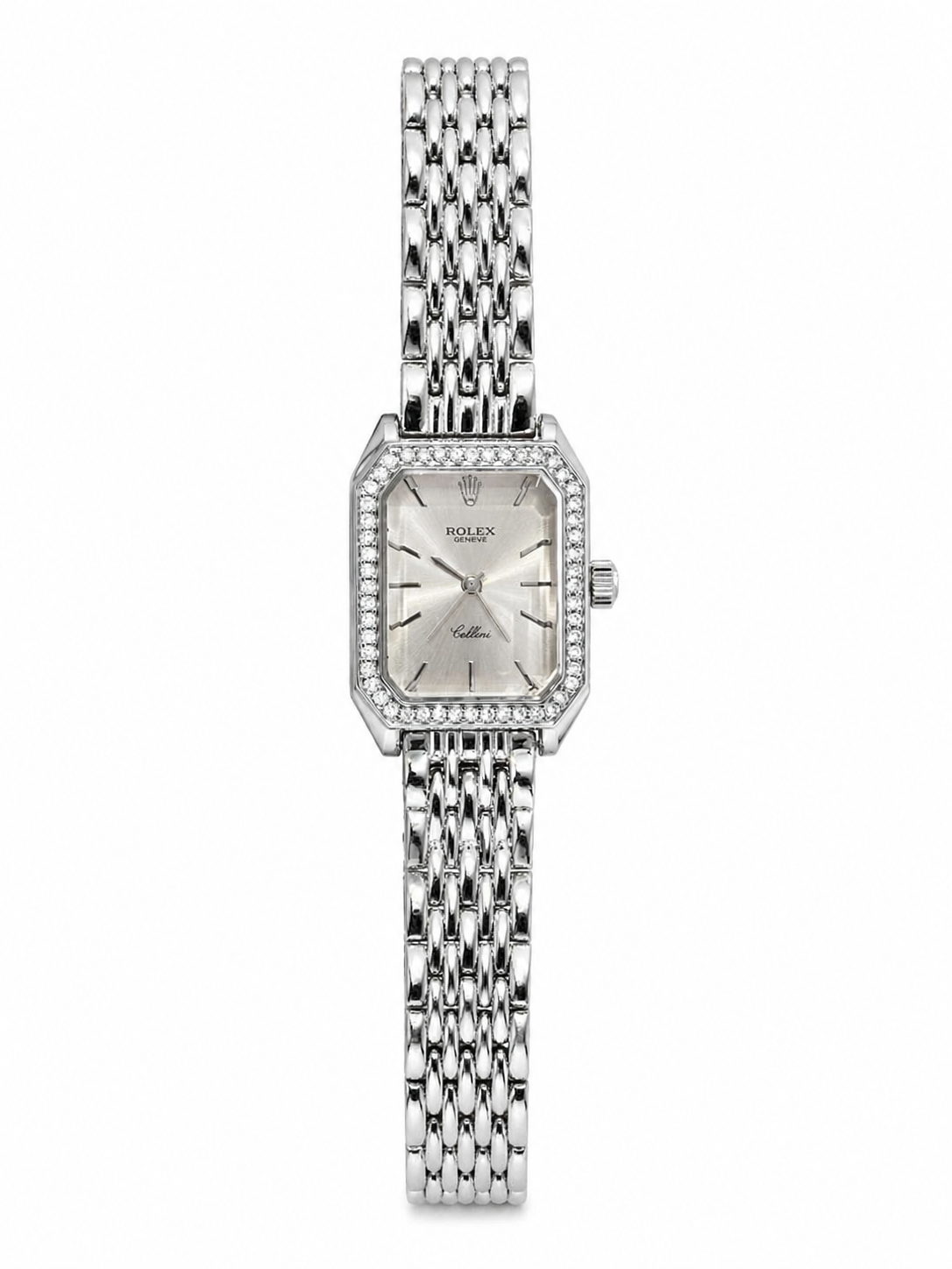 Rolex in daimond high quality silver