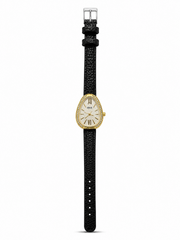 Teardrop watch in daimond black 2