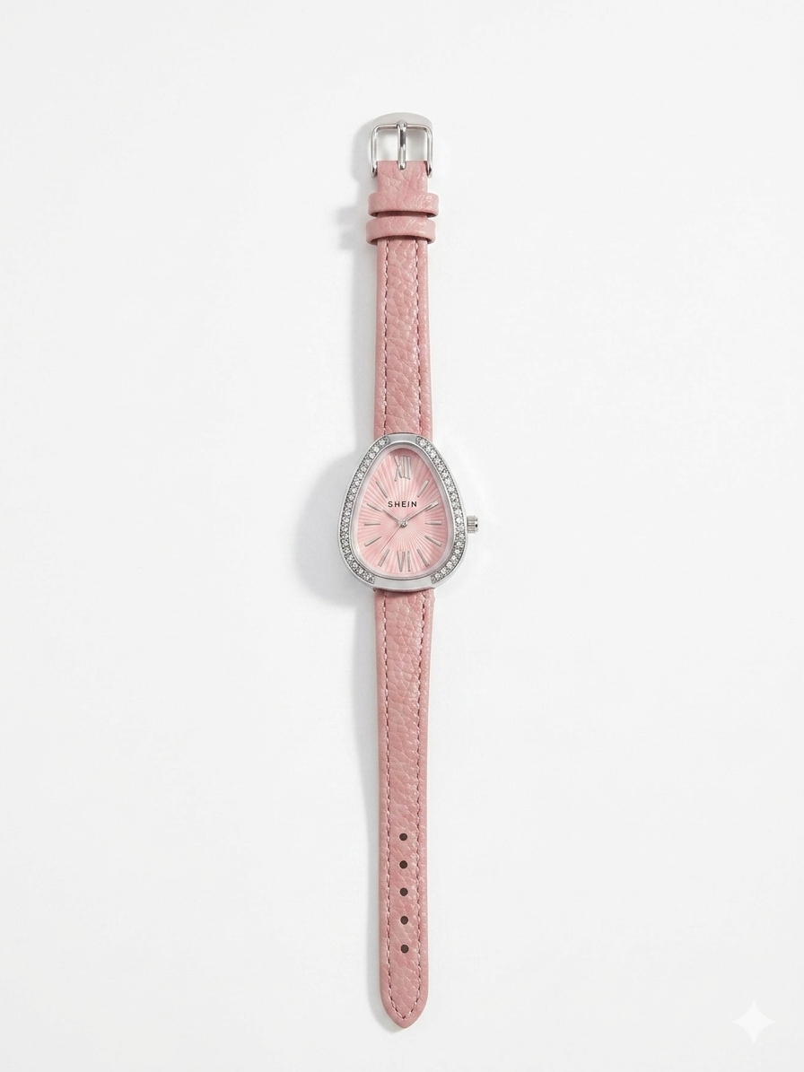Teardrop pink diamond