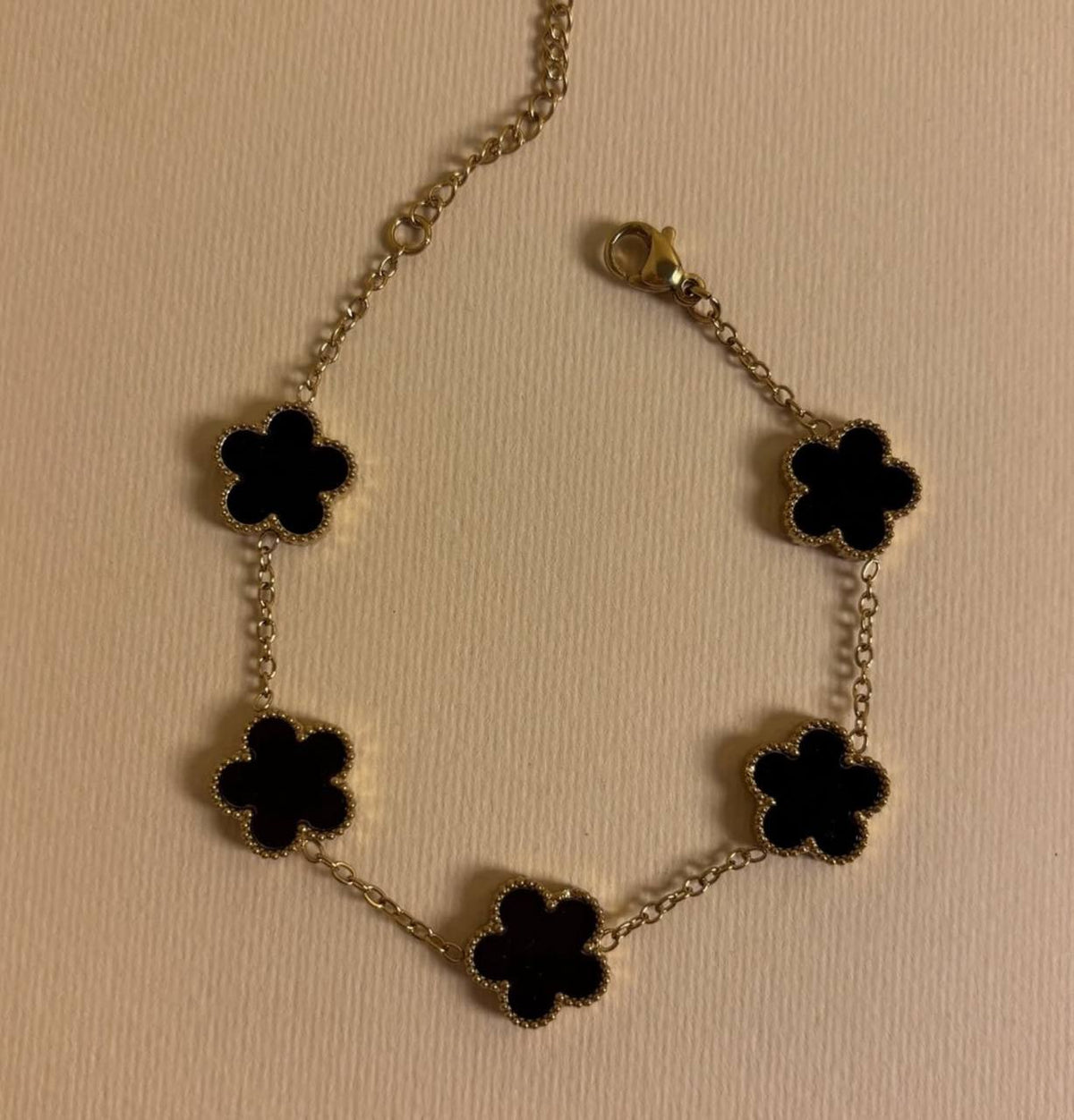 Flowers in black